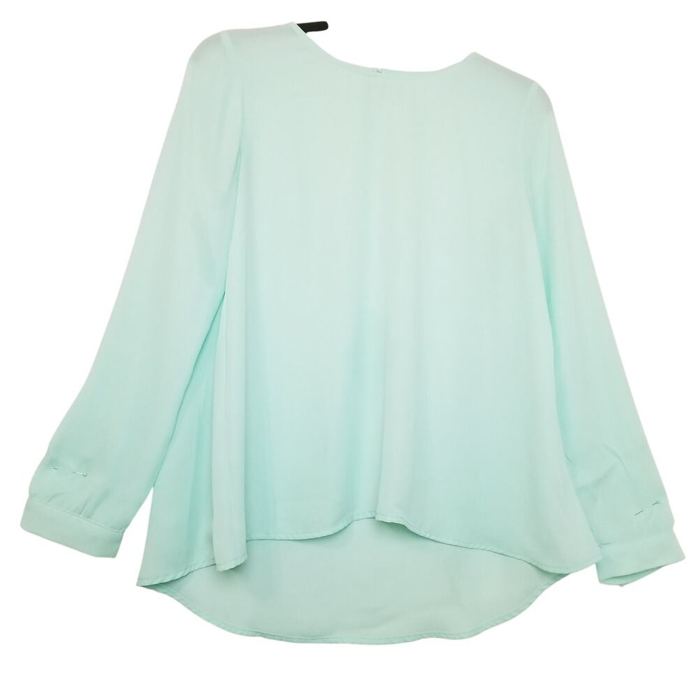 Forever 21 Career Casual Women's Teal Pullover Long Sleeve Size-See Measurements